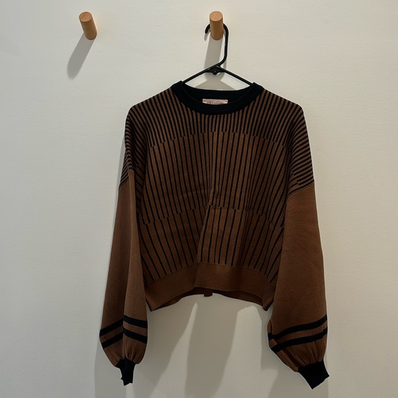 Sweaters - Philosophy Crop Sweater